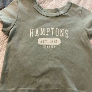 Brandy Hamptons baby tee